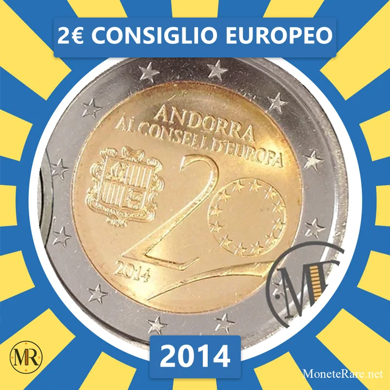 2€ Consiglio Europeo 2014 Andorra (foto moneta)