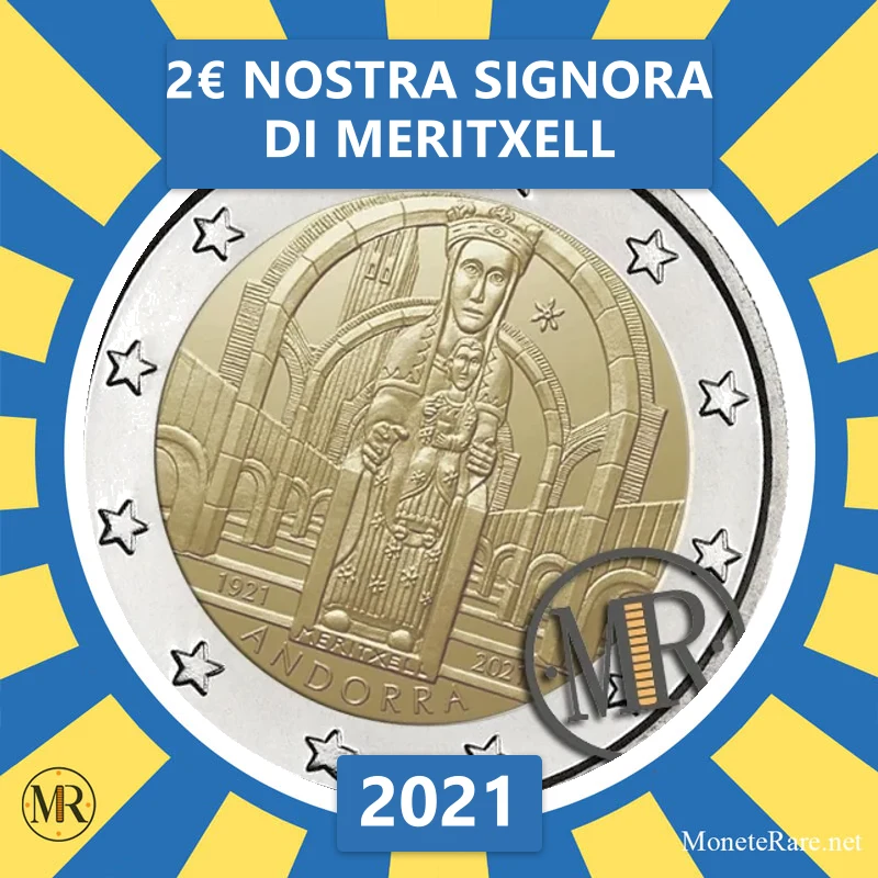 2€ Nostra Signora di Meritxell 2021 Andorra (foto moneta)