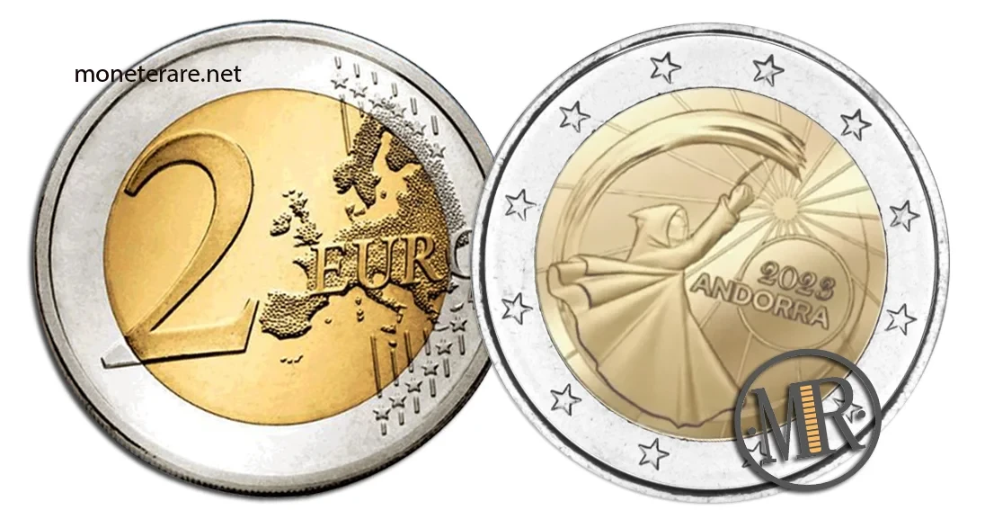 2 Euro Andorra 2023 solstizio d
