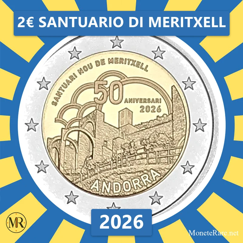 2€ Santuario di Meritxell 2026 Andorra 2€ Santuario di Meritxell 2026 Andorra (foto moneta)