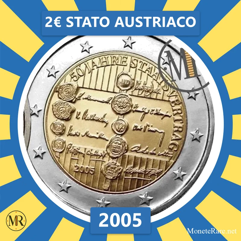 2€ Stato Austriaco 2005 Austria 2€ Stato Austriaco 2005 Austria (foto moneta)
