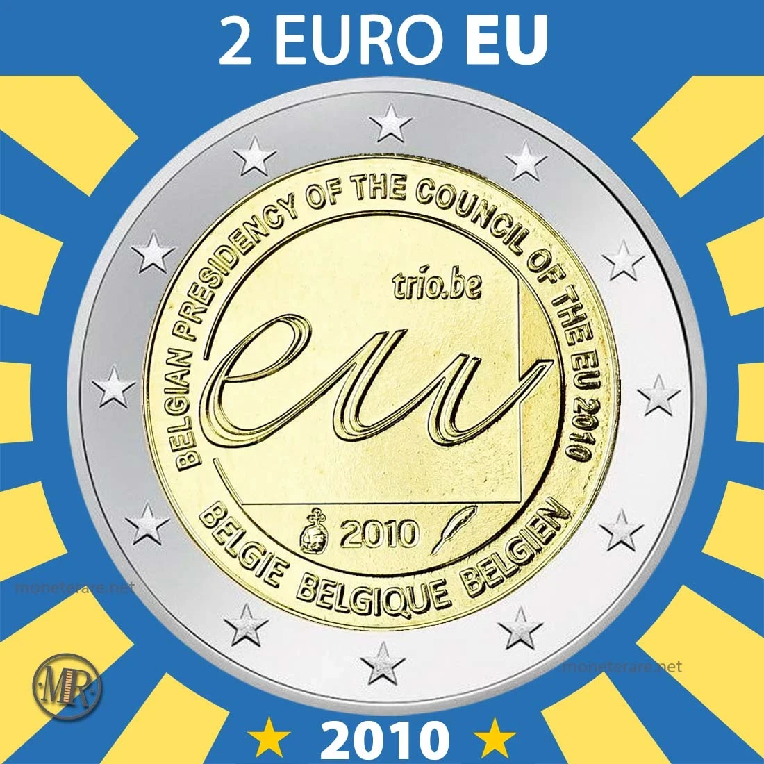 2€ 2 Euro EU 2010 Belgio 2€ 2 Euro EU 2010 Belgio (foto moneta)