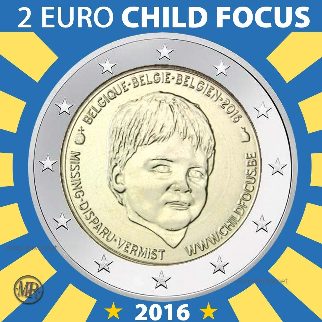 2€ Giornata Bambini scomparsi 2016 Belgio 2€ Giornata Bambini scomparsi 2016 Belgio (foto moneta)