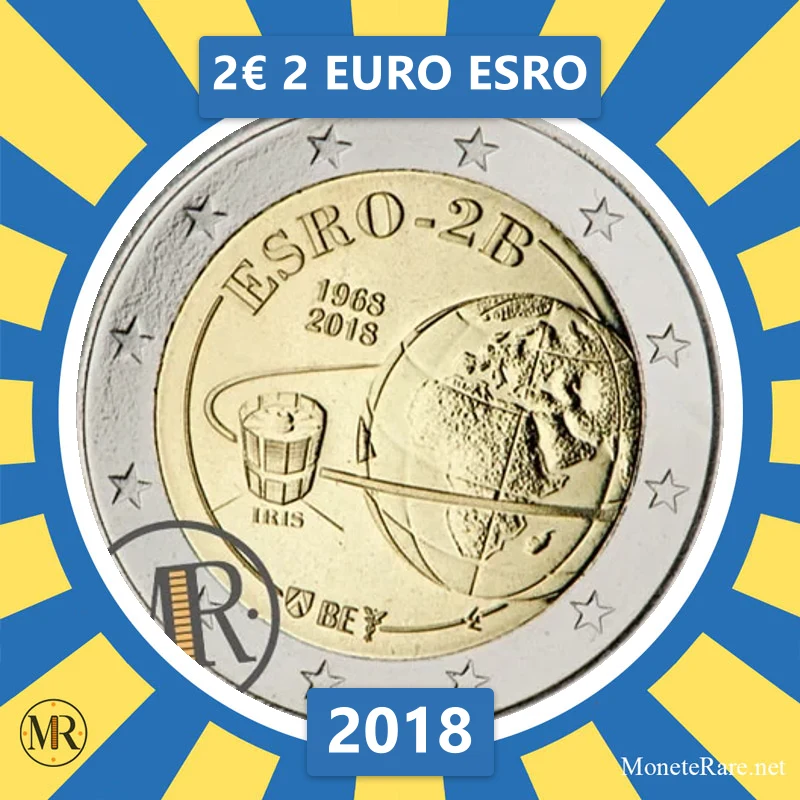 2€ 2 Euro ESRO 2018 Belgio 2€ 2 Euro ESRO 2018 Belgio (foto moneta)