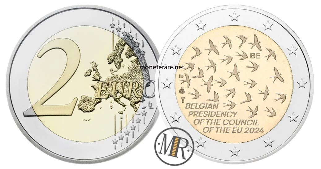 2 Euro Commemorativi Belgio 2024 – Presidenza UE Belga