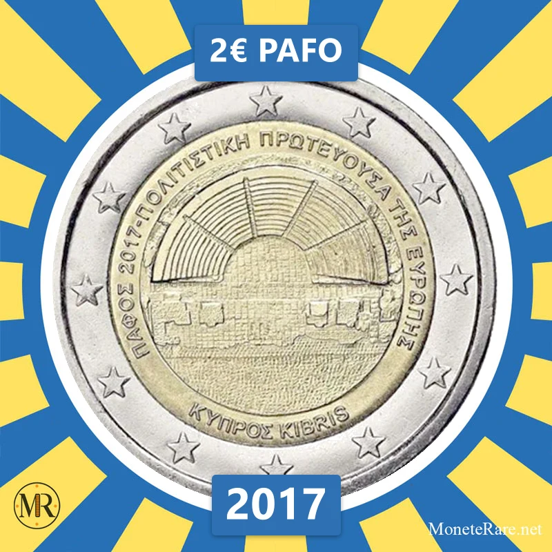 2€ Pafo 2017 Cipro (foto moneta)