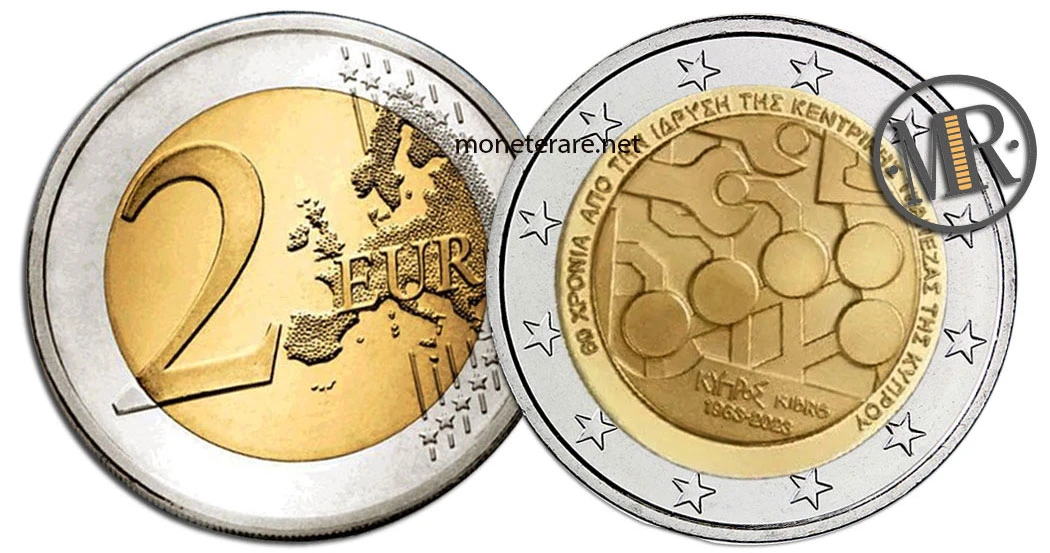 2 Euro Commemorativi Cipro 2023 – Fondazione Banca Centrale di Cipro
