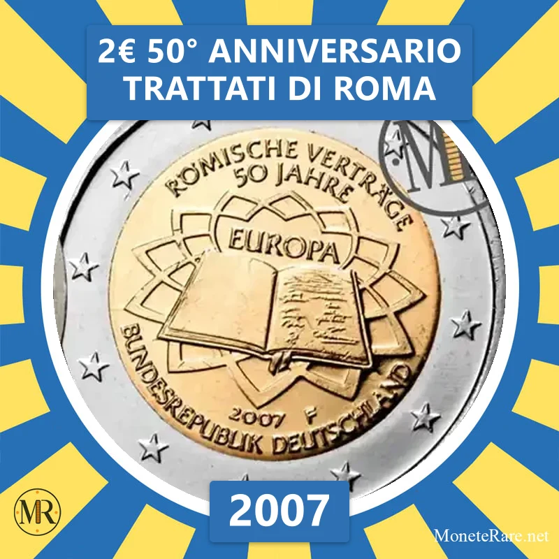 2€ 50° Anniversario Trattati di Roma 2007 Estonia 2€ 50° Anniversario Trattati di Roma 2007 Estonia (foto moneta)