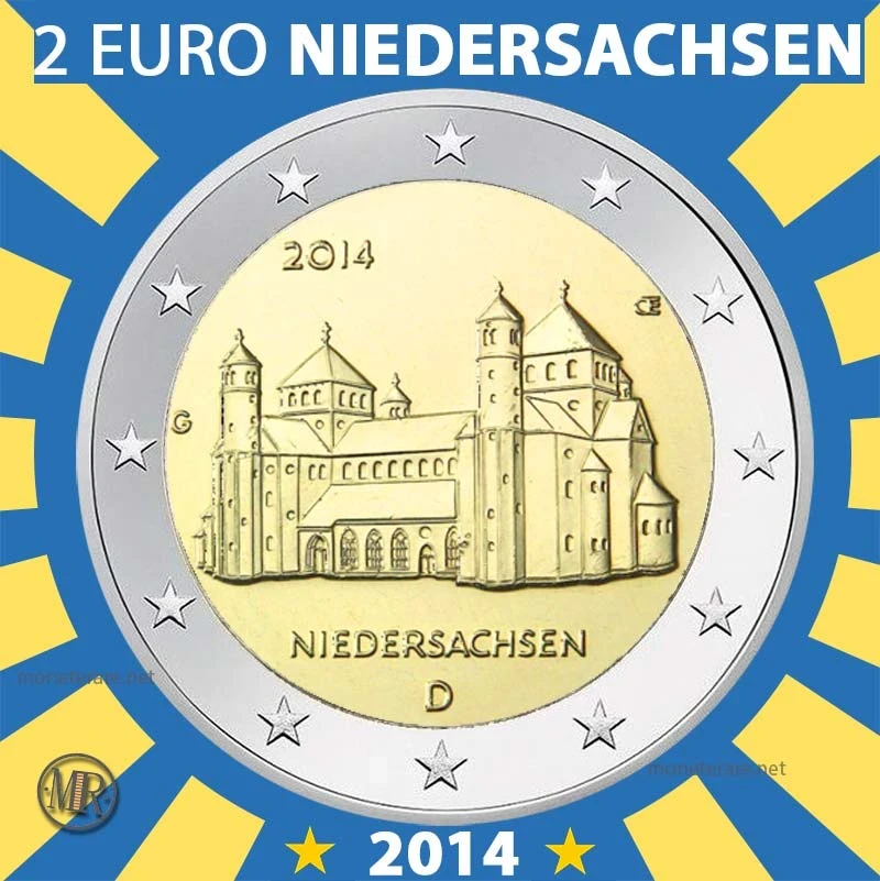 2€ Niedersachsen: “Chiesa di San Michele a Hildesheim” 2014 Estonia 2€ Niedersachsen: “Chiesa di San Michele a Hildesheim” 2014 Estonia (foto moneta)
