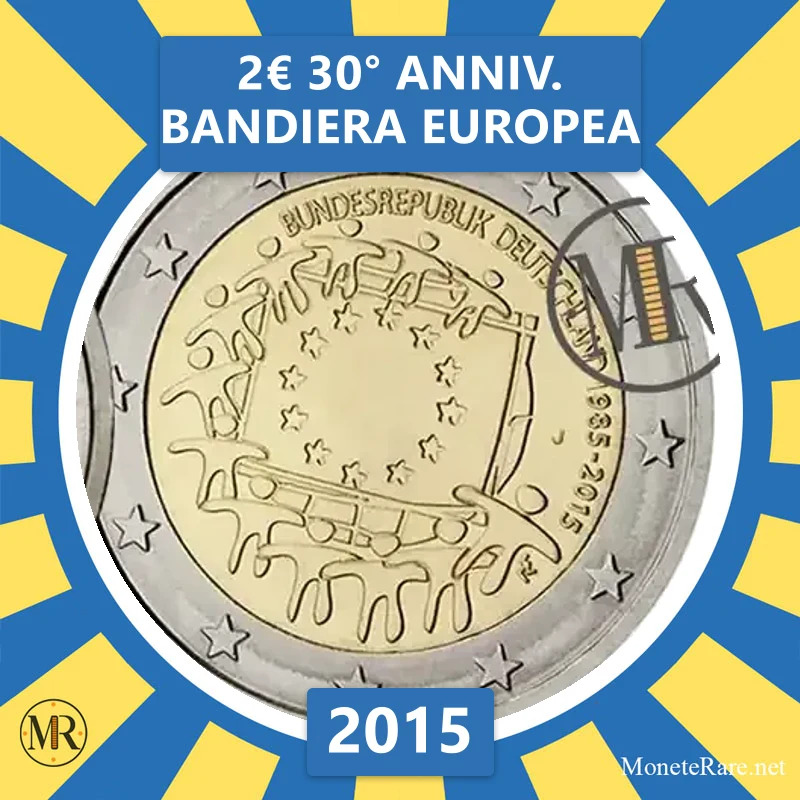 2€ 30° anniv. bandiera europea 2015 Estonia 2€ 30° anniv. bandiera europea 2015 Estonia (foto moneta)