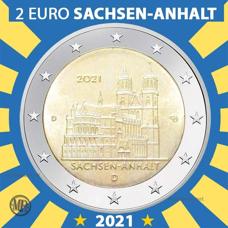 2€ Sachsen 2021 Estonia 2€ Sachsen 2021 Estonia (foto moneta)