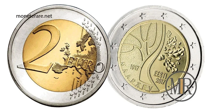 2 Euro Commemorativi Estonia 2017 – Indipendenza