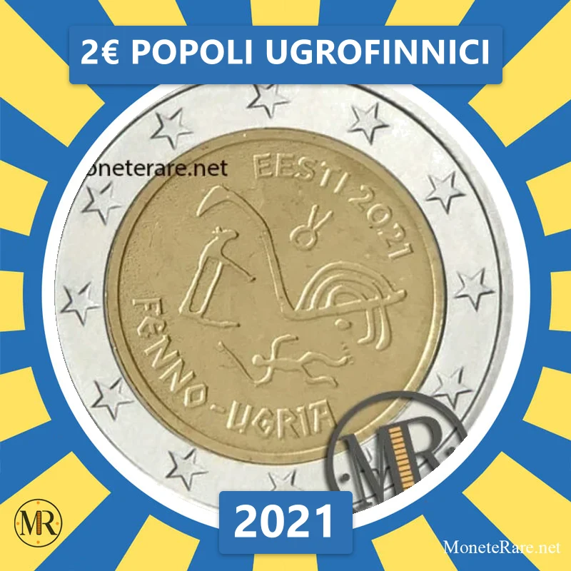 2€ Popoli Ugrofinnici 2021 Estonia (foto moneta)