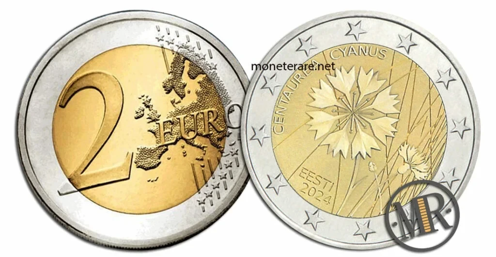 2 Euro Commemorativi Estonia 2024 – Fiordaliso