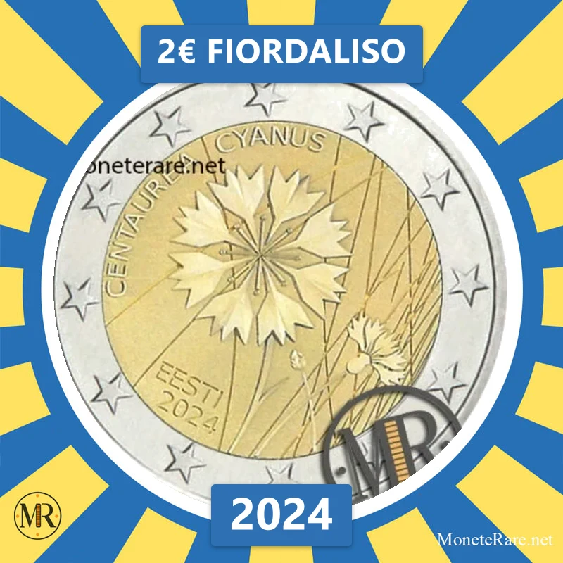 2€ Fiordaliso 2024 Estonia (foto moneta)