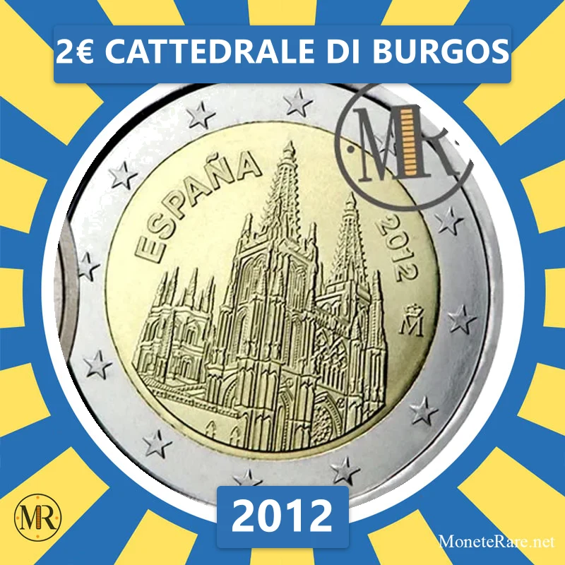 2€ Cattedrale di Burgos 2012 Estonia 2€ Cattedrale di Burgos 2012 Estonia (foto moneta)