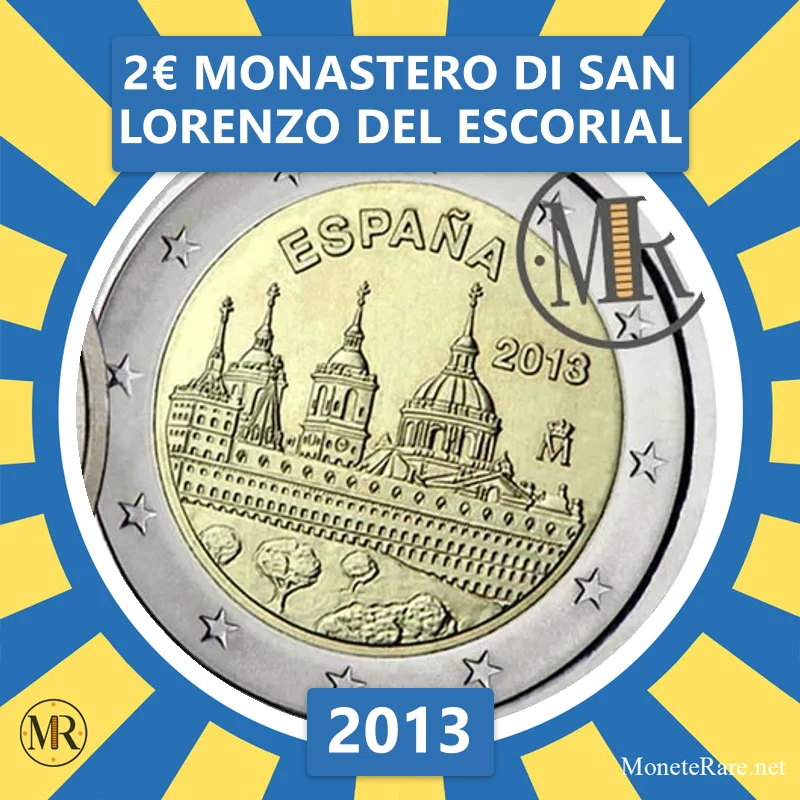2€ Monastero di San Lorenzo del Escorial 2013 Estonia 2€ Monastero di San Lorenzo del Escorial 2013 Estonia (foto moneta)