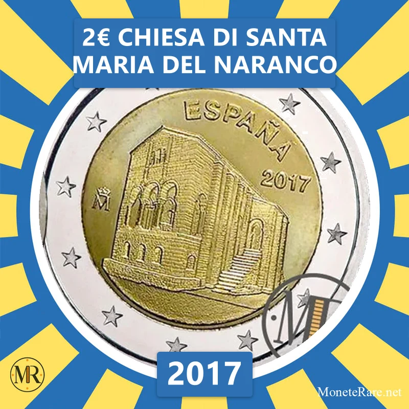 2€ Chiesa di Santa Maria del Naranco 2017 Estonia (foto moneta)