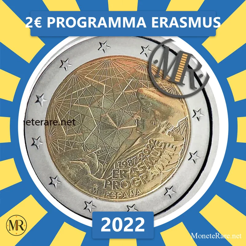 2€ Programma Erasmus 2022 Estonia 2€ Programma Erasmus 2022 Estonia (foto moneta)