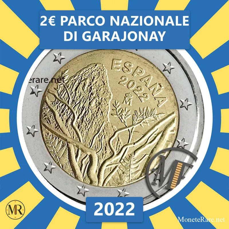 2€ Parco Nazionale di Garajonay 2022 Estonia 2€ Parco Nazionale di Garajonay 2022 Estonia (foto moneta)