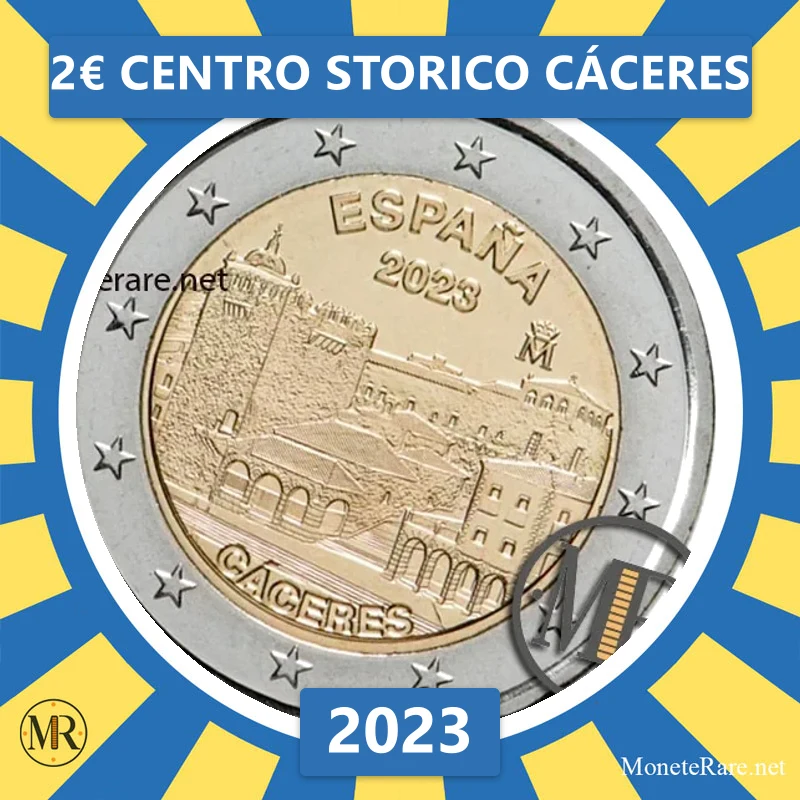 2€ Centro Storico Cáceres 2023 Estonia 2€ Centro Storico Cáceres 2023 Estonia (foto moneta)