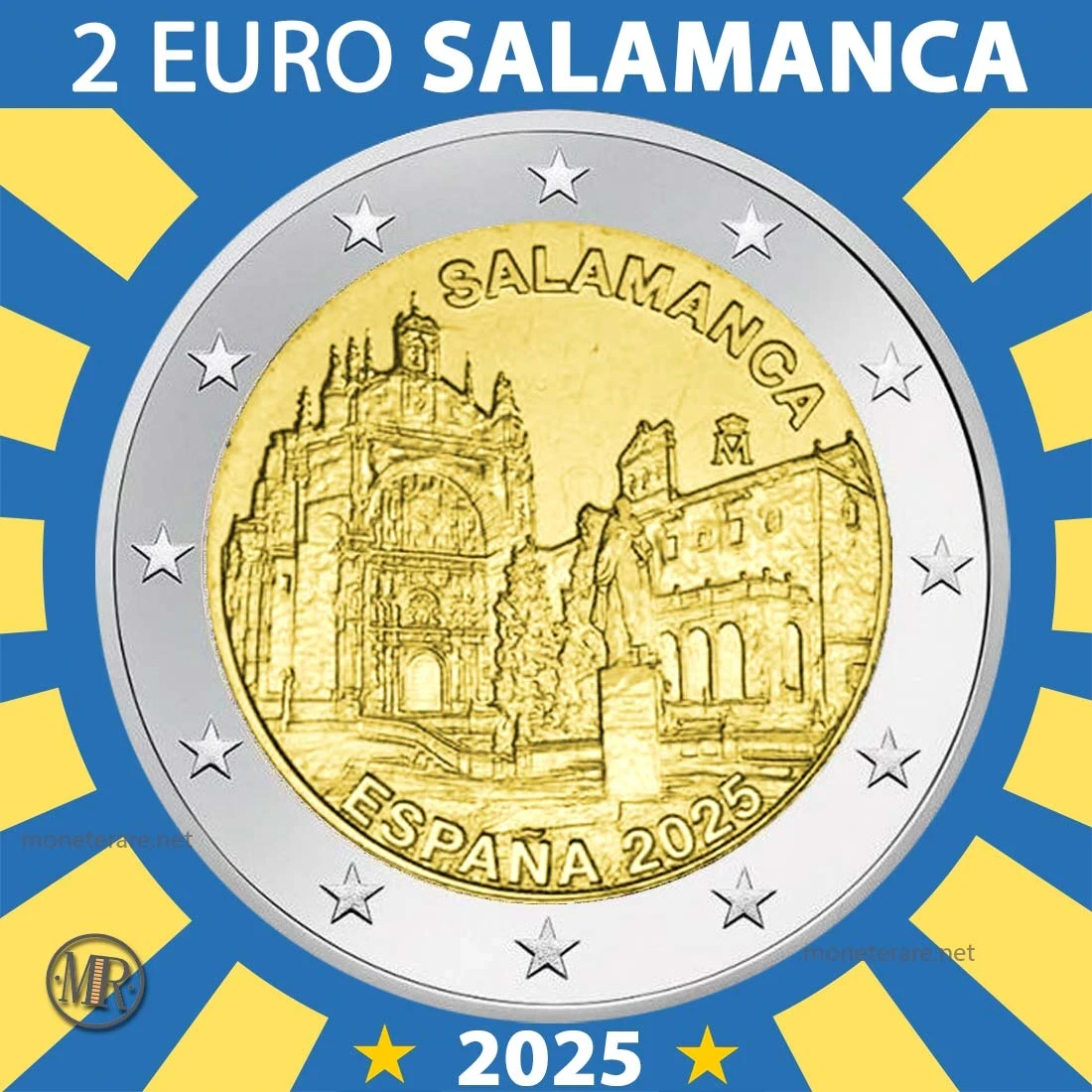 2€ Città Vecchia di Salamanca 2025 Estonia 2€ Città Vecchia di Salamanca 2025 Estonia (foto moneta)