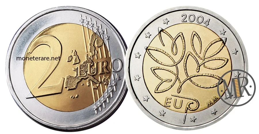 2 Euro Commemorativi Finlandia 2004 - Allargamento Unione Europea