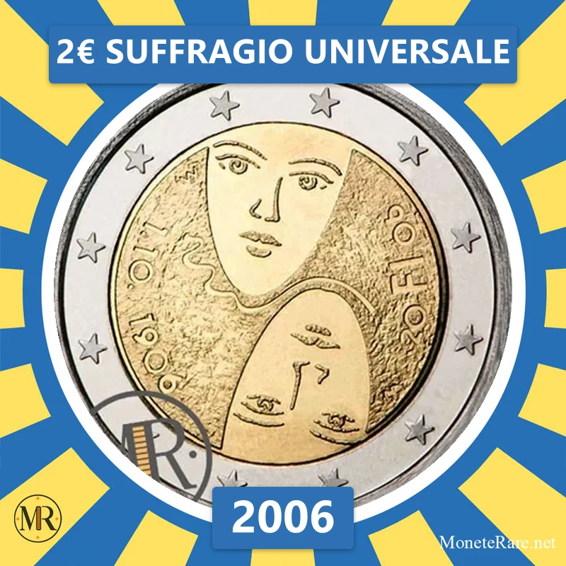 2€ Suffragio Universale 2006 Finlandia (foto moneta)