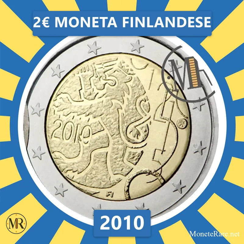 2€ Moneta Finlandese 2010 Finlandia 2€ Moneta Finlandese 2010 Finlandia (foto moneta)