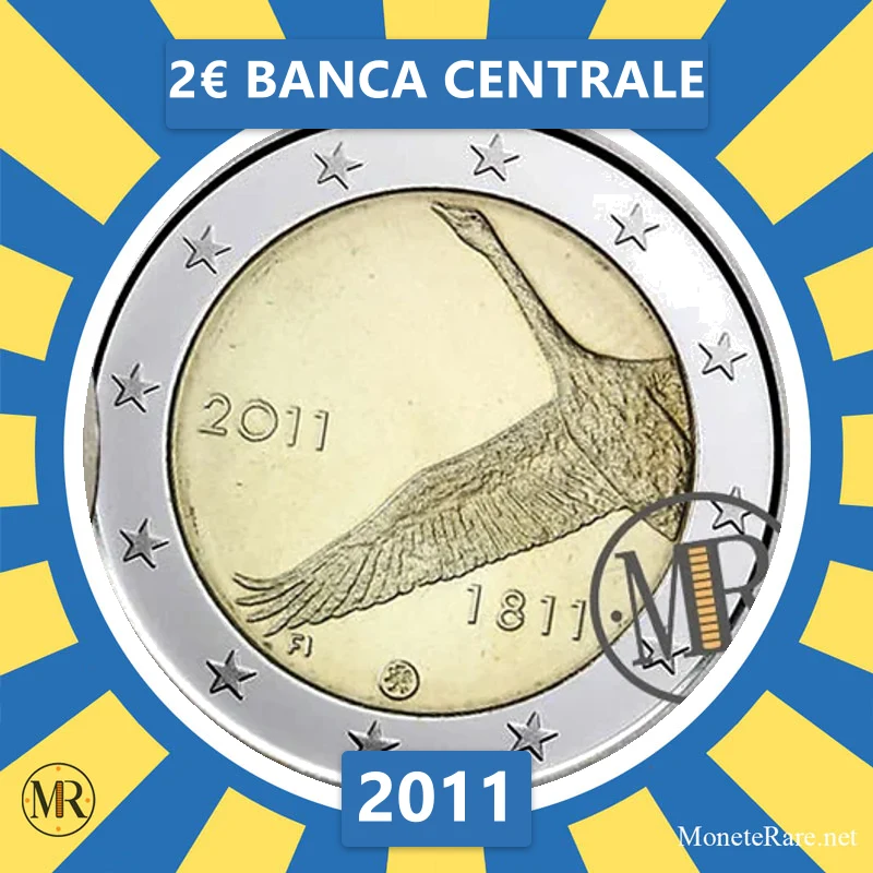 2€ Banca Centrale 2011 Finlandia 2€ Banca Centrale 2011 Finlandia (foto moneta)