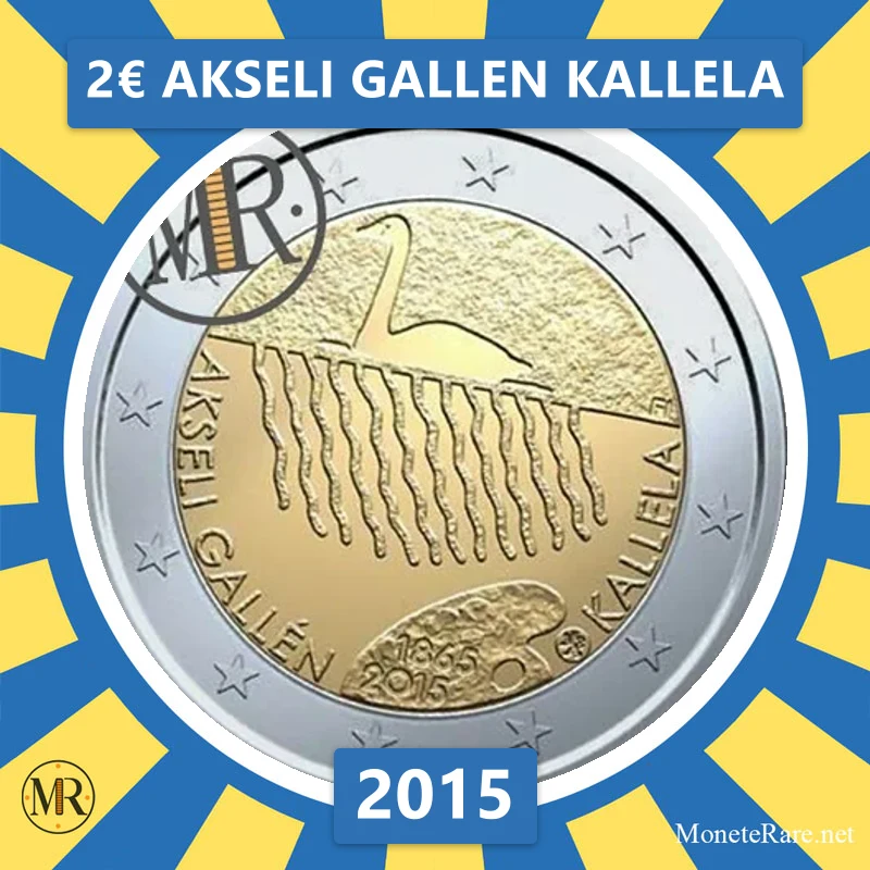 2€ Akseli Gallen Kallela 2015 Finlandia 2€ Akseli Gallen Kallela 2015 Finlandia (foto moneta)
