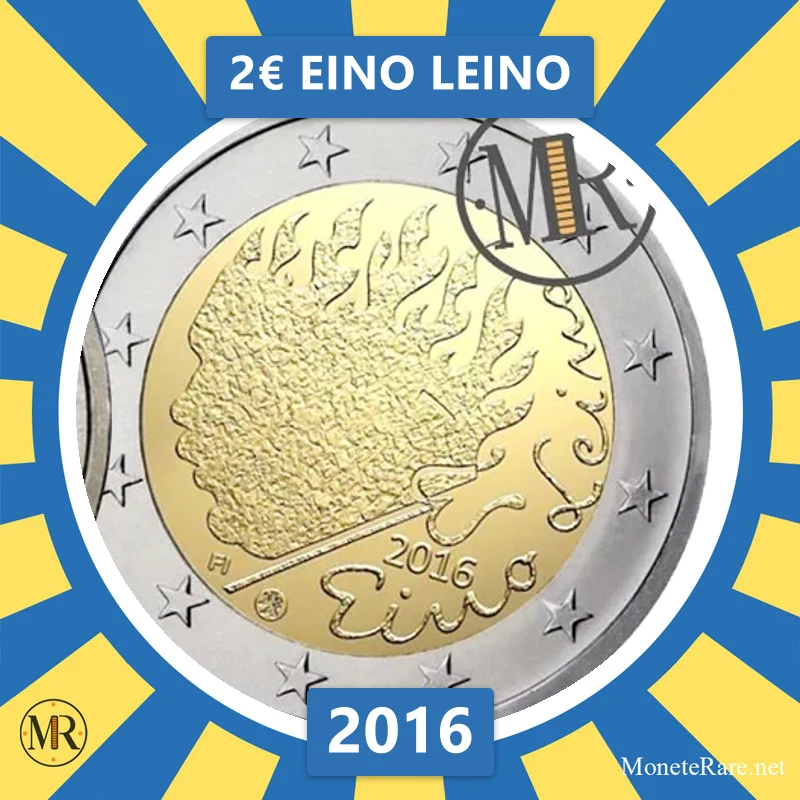 2€ Eino Leino 2016 Finlandia 2€ Eino Leino 2016 Finlandia (foto moneta)
