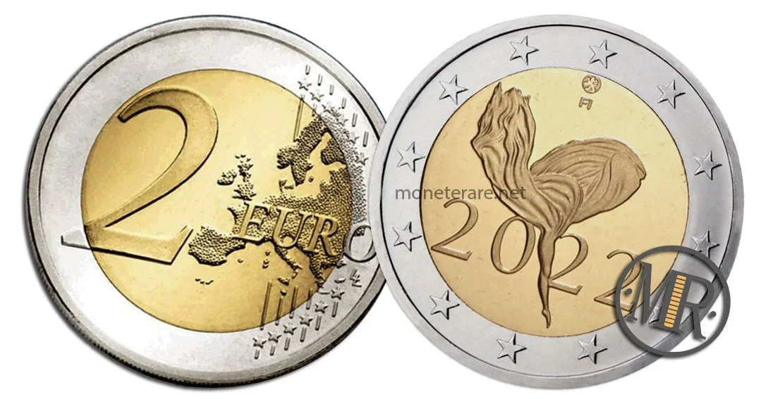 2 Euro Commemorativi Finlandia 2022 Balletto Nazionale