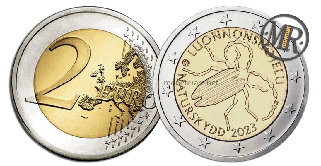 2 Euro Commemorativi Finlandia 2023 Conservazione della Natura