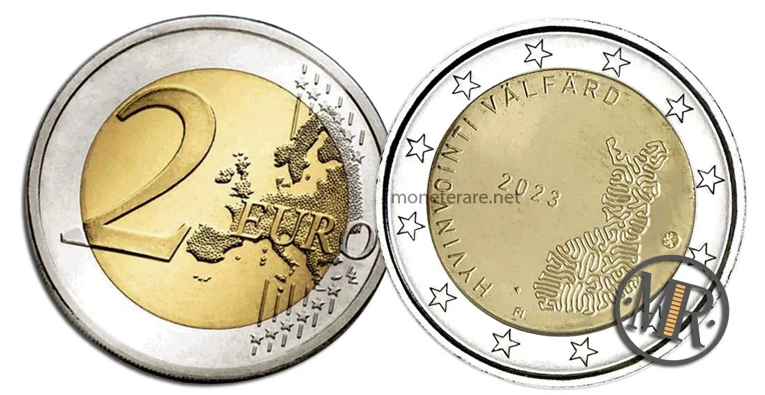 2 Euro Commemorativi Finlandia 2023 Servizi Sociali e Sanitari