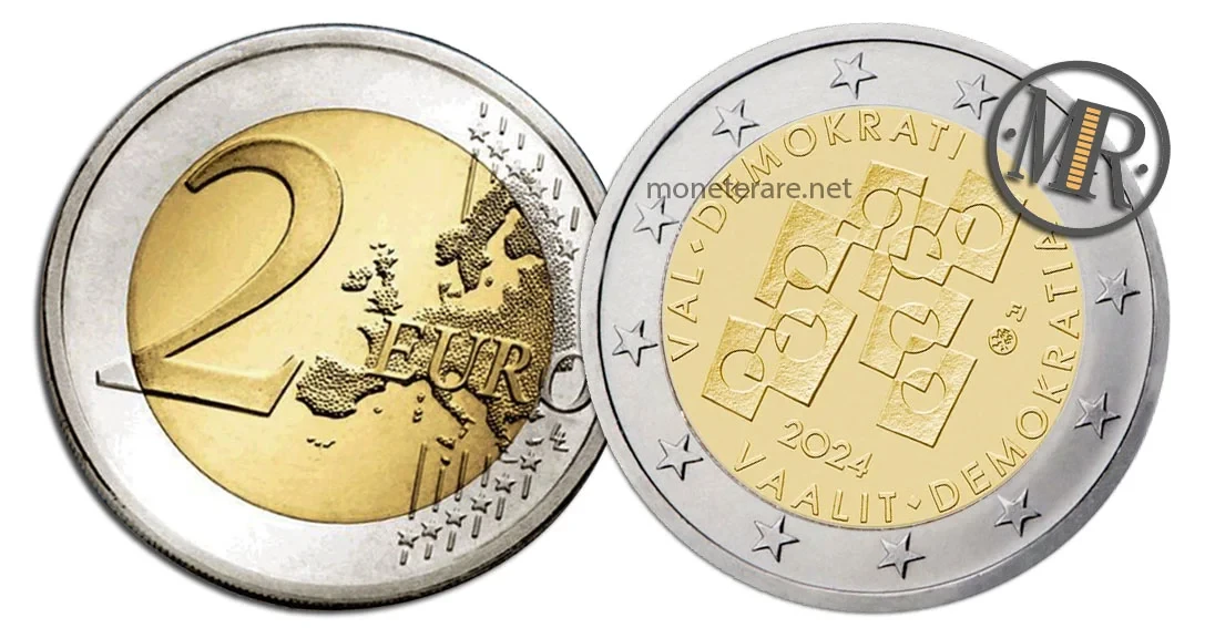 2 Euro Commemorativi Finlandia 2024 – Elezioni e Democrazia
