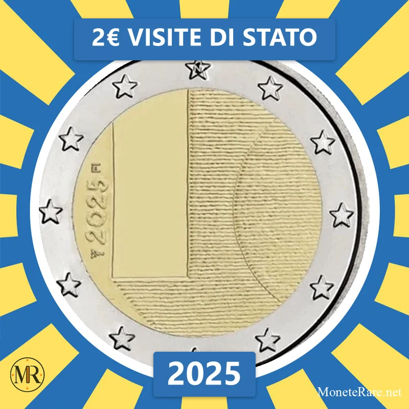 2€ Visite di Stato 2025 Finlandia (foto moneta)