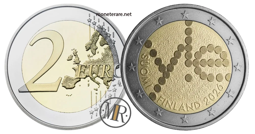 2 Euro Commemorativi Finlandia 2026 – Centenario Yleisradio
