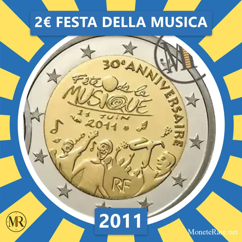 2€ Festa della Musica 2011 Francia 2€ Festa della Musica 2011 Francia (foto moneta)