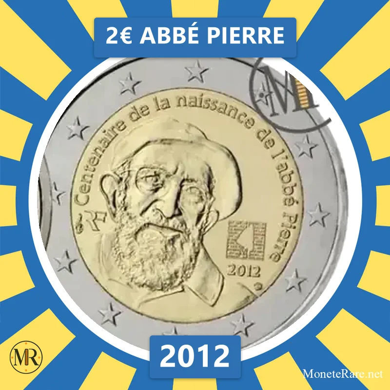 2€ Abbé Pierre 2012 Francia (foto moneta)