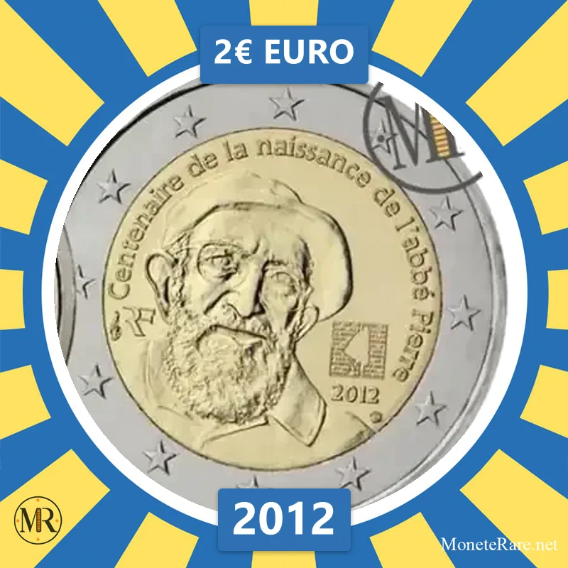 2€ Euro 2012 Francia (foto moneta)