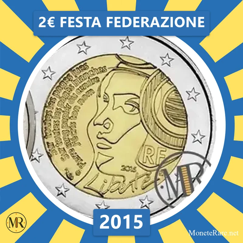 2€ Festa Federazione 2015 Francia (foto moneta)
