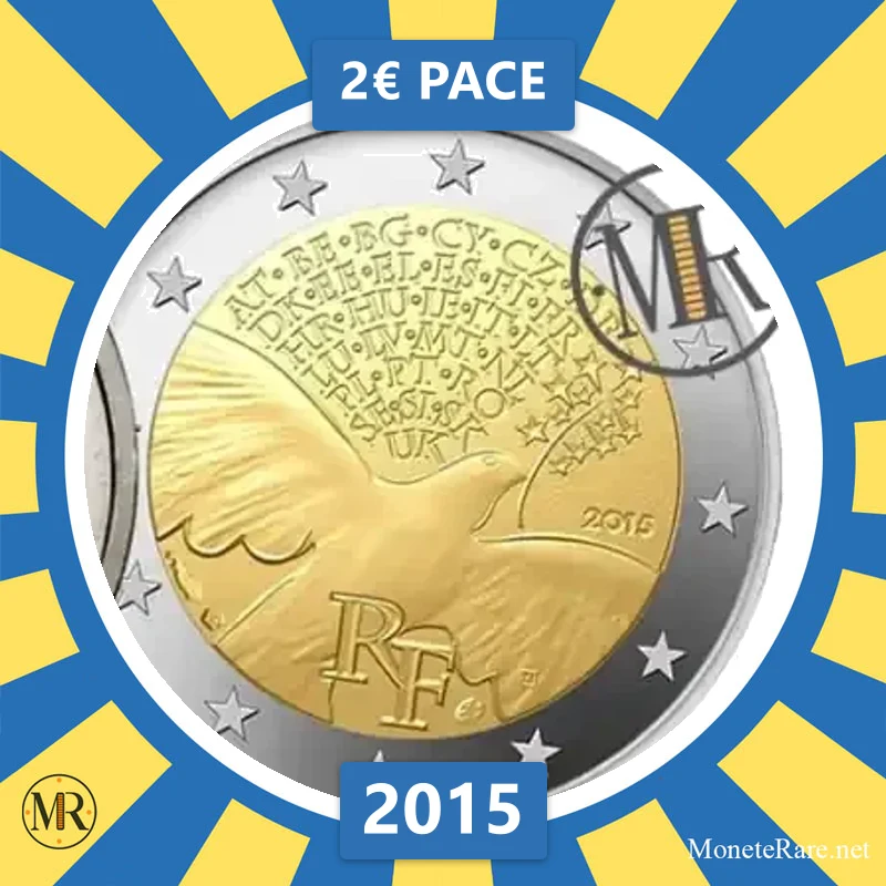 2€ Pace 2015 Francia 2€ Pace 2015 Francia (foto moneta)