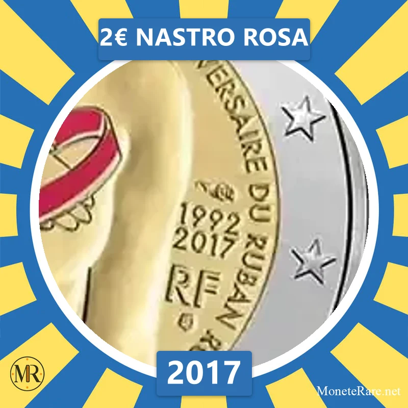 2€ Nastro Rosa 2017 Francia (foto moneta)