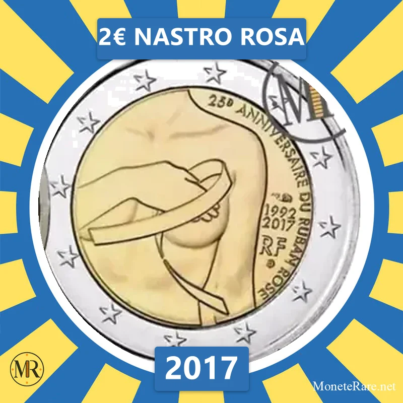 2€ Nastro Rosa 2017 Francia (foto moneta)