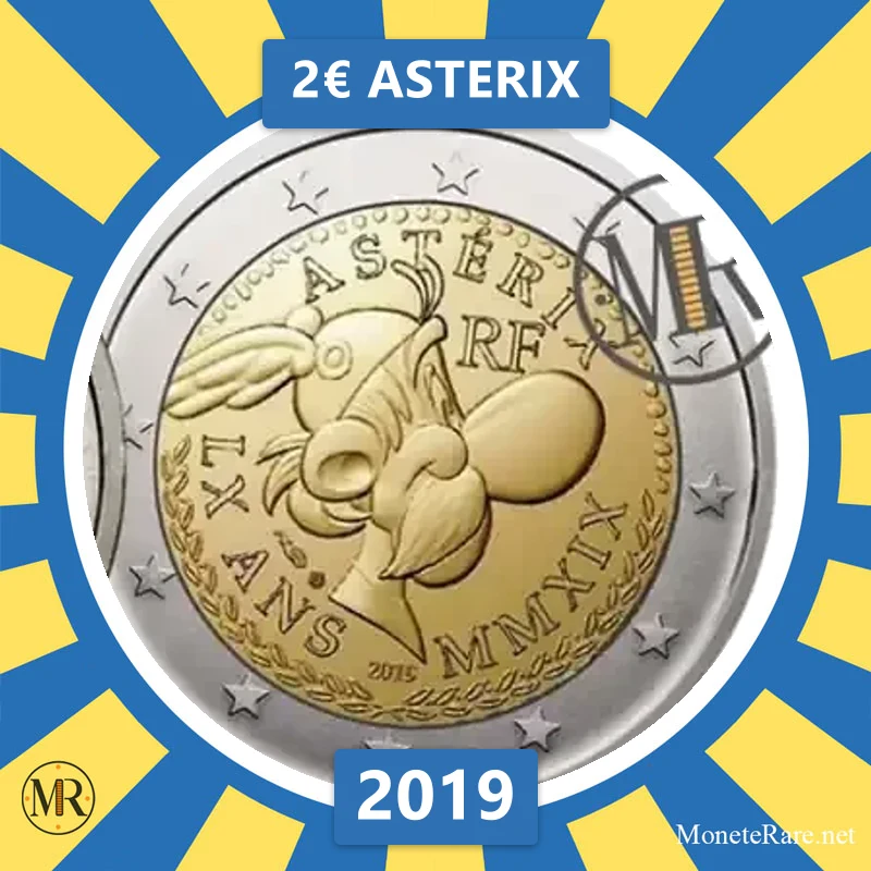 2€ Asterix 2019 Francia 2€ Asterix 2019 Francia (foto moneta)
