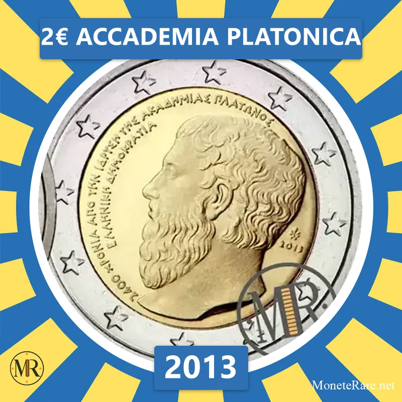 2€ Accademia Platonica 2013 Grecia (foto moneta)
