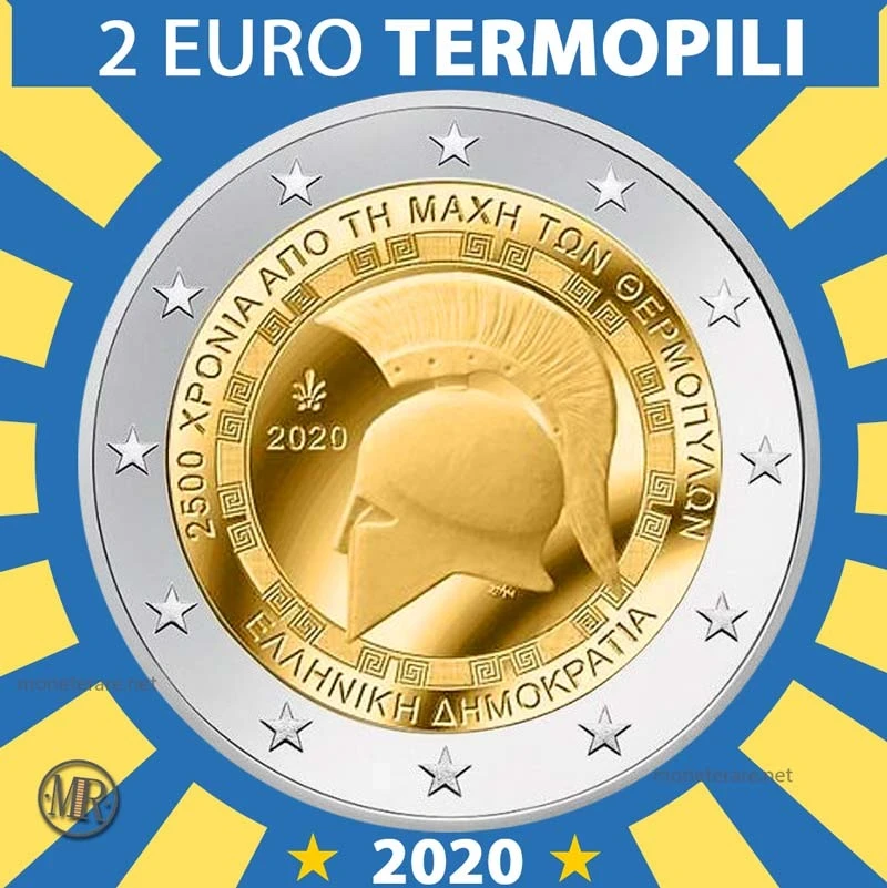 2€ Battaglia Termopili 2020 Grecia (foto moneta)
