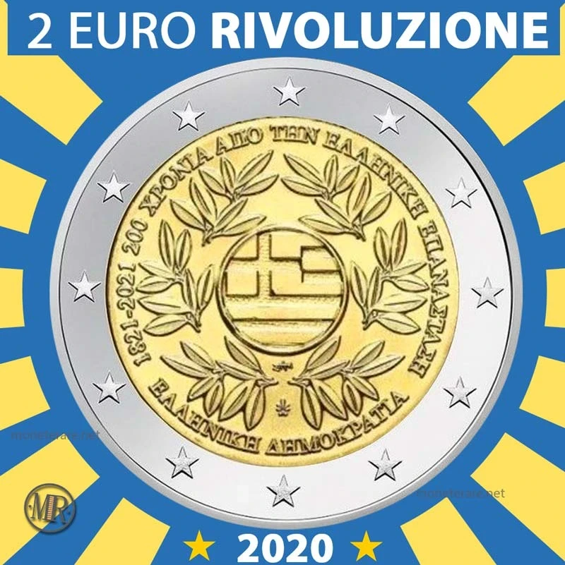 2€ Rivoluzione Greca 2021 Grecia 2€ Rivoluzione Greca 2021 Grecia (foto moneta)