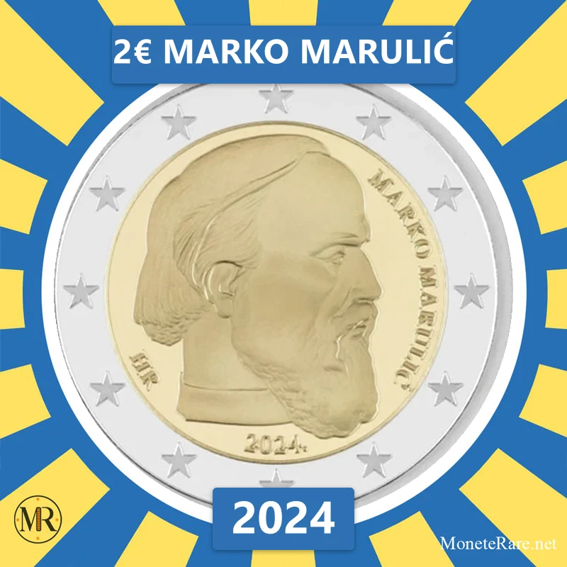 2€ Marko Marulić 2024 Croazia (foto moneta)
